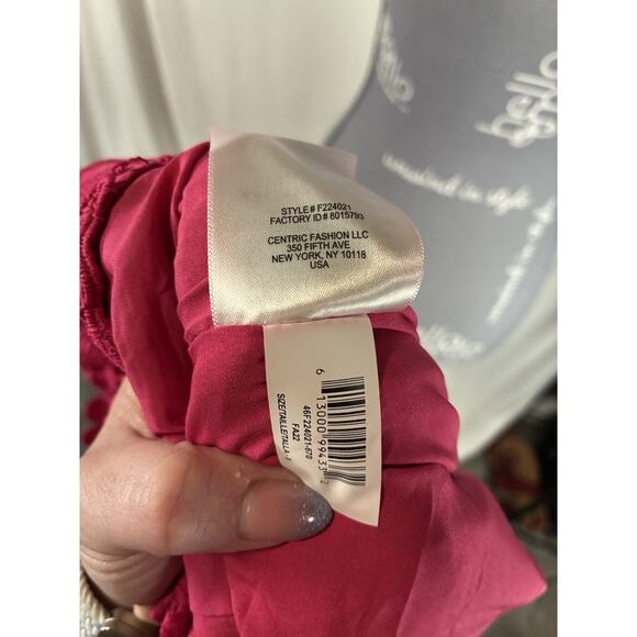 Zac Posen $395 Pink Floral Short Puff-Sleeve Lace Mini Dress 8 Fairy Romantic - Picture 9 of 10